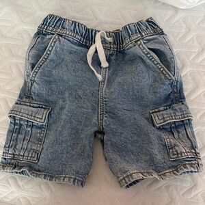 Cat & Jack Denim Cargo Shorts with Drawstring